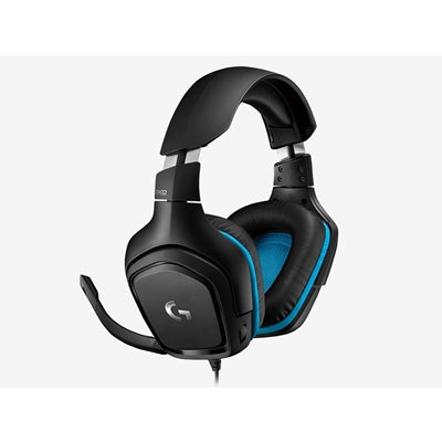 Logitech G432 Gaming Headset, 7.1 Virtual Surround Sound, Compatible with PC, Xbox, PS4, Switch or Mobile Device Via 3.5mm Connection or USB DAC, 50mm Audio Drivers, Enlarged 6mm Mic with Mute Feature Logitech G432 Gaming Headset, 7.1 Virtual Surround Sound, Compatible with PC, Xbox, PS4, Switch or Mobile Device Via 3.5mm Connection or USB DAC, 50mm Audio Drivers, Enlarged 6mm Mic with Mute Feature